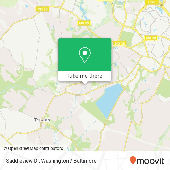 Mapa de Saddleview Dr, Gaithersburg, MD 20878