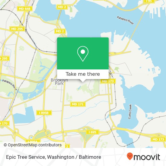 Epic Tree Service, 4124 Hague Ave map