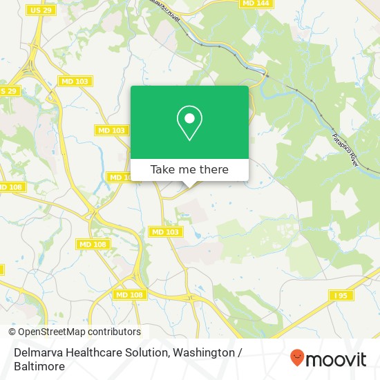 Delmarva Healthcare Solution, 5179 Ilchester Rd map
