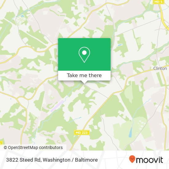 3822 Steed Rd, Clinton, MD 20735 map