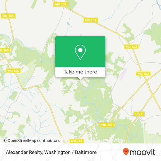 Mapa de Alexander Realty, 13785 Bottom Rd