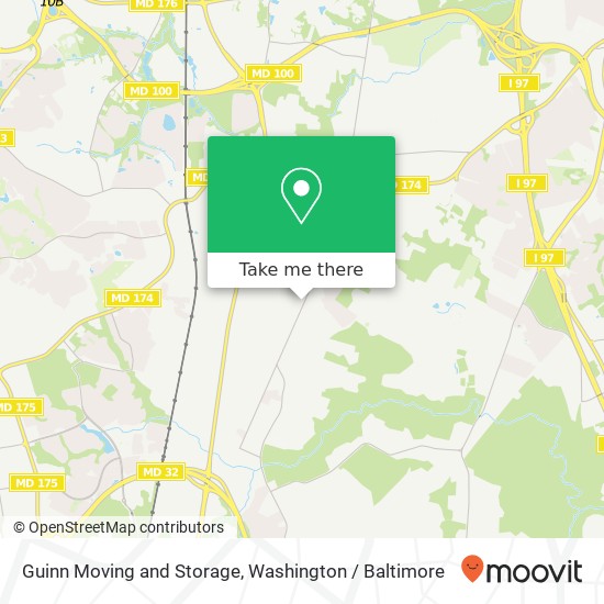 Guinn Moving and Storage, 8301 Aletta Pl map