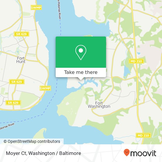 Moyer Ct, Fort Washington, MD 20744 map