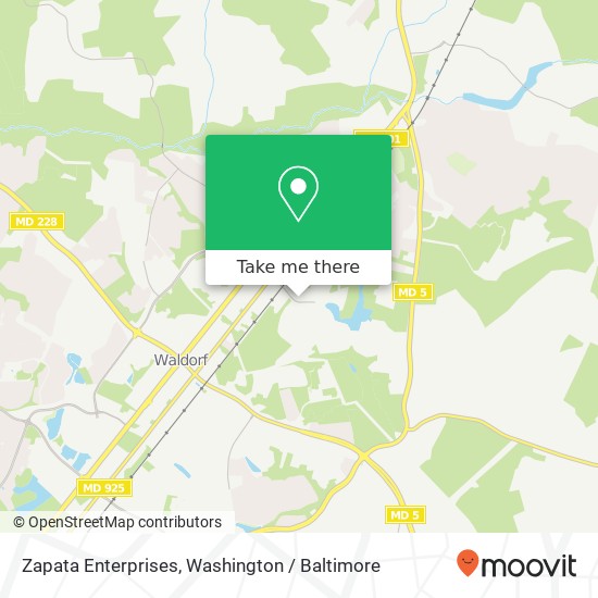 Mapa de Zapata Enterprises, 12150 Acton Ln