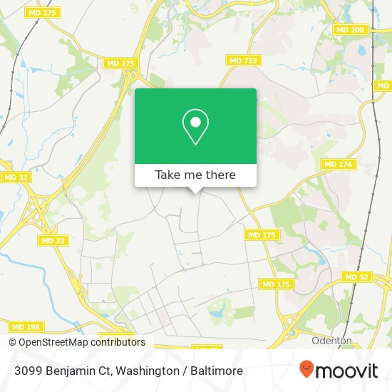 3099 Benjamin Ct, Fort Meade, MD 20755 map
