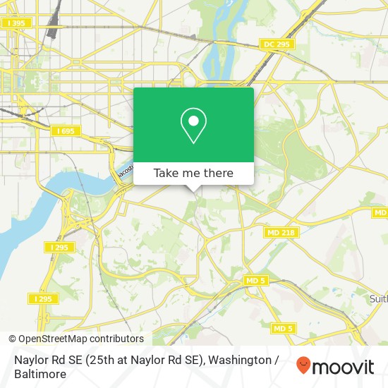 Naylor Rd SE (25th at Naylor Rd SE), Washington, DC 20020 map