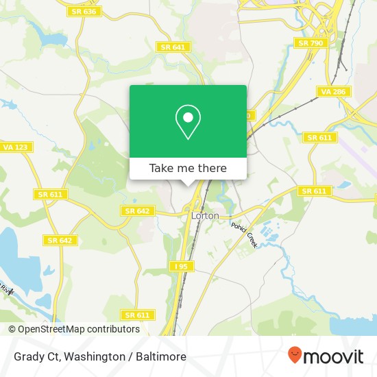 Grady Ct, Lorton, VA 22079 map