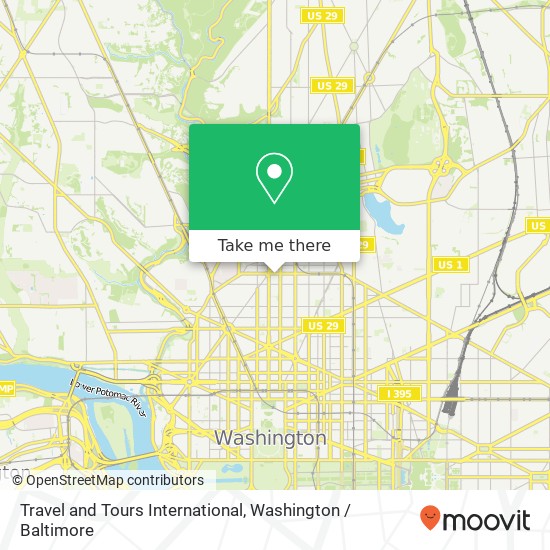 Mapa de Travel and Tours International