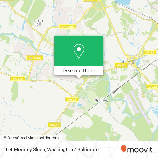 Mapa de Let Mommy Sleep, 10302 Bristow Center Dr