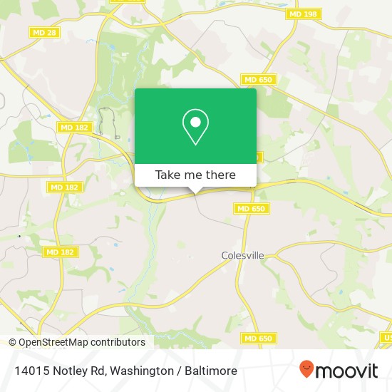 14015 Notley Rd, Silver Spring, MD 20904 map