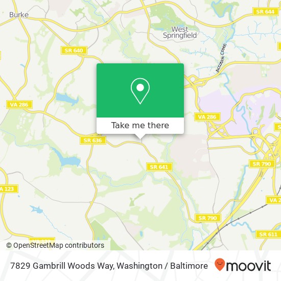 7829 Gambrill Woods Way, Springfield, VA 22153 map