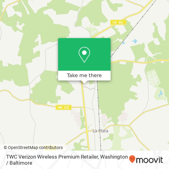 Mapa de TWC Verizon Wireless Premium Retailer, 58 Drury Dr