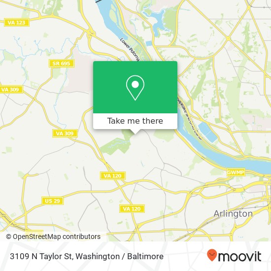 3109 N Taylor St, Arlington, VA 22207 map