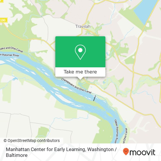 Mapa de Manhattan Center for Early Learning, 11607 Springridge Rd