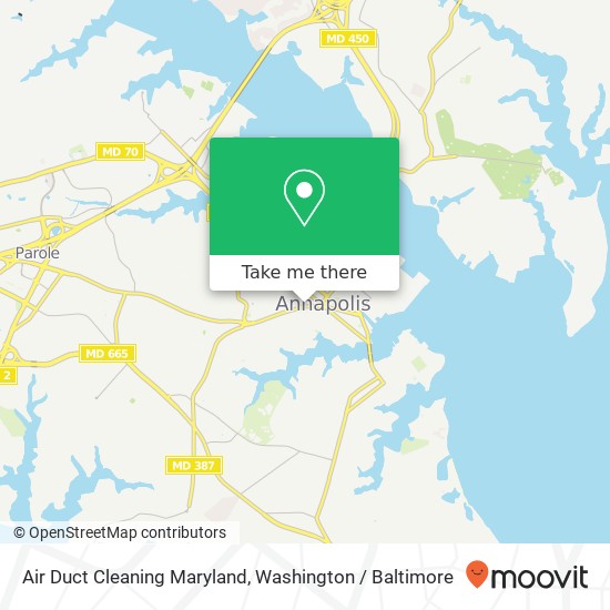 Mapa de Air Duct Cleaning Maryland, 60 West St