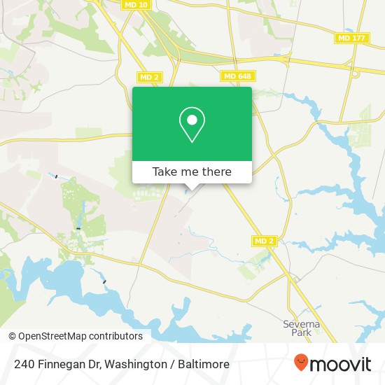 240 Finnegan Dr, Millersville, MD 21108 map