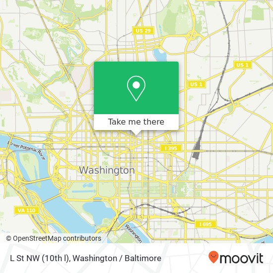 L St NW (10th l), Washington, DC 20001 map