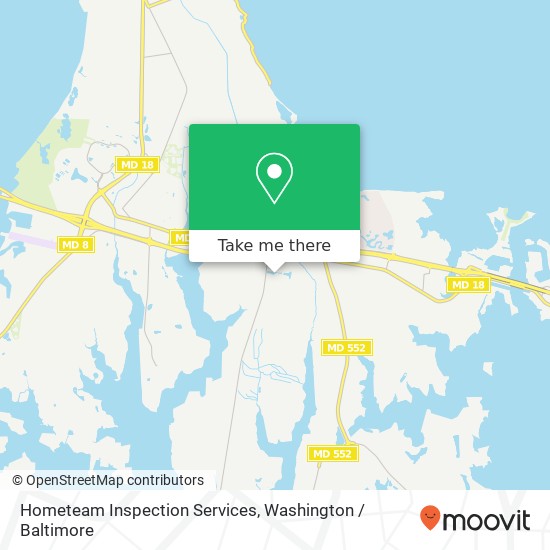 Mapa de Hometeam Inspection Services, 6012 Bridgepointe Dr