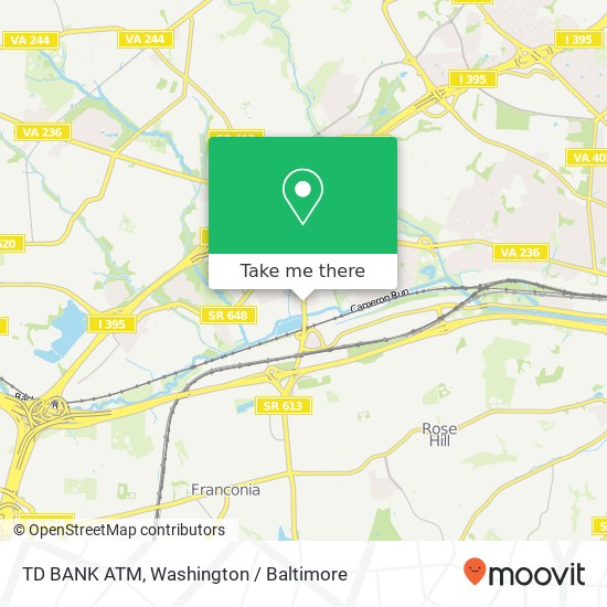 Mapa de TD BANK ATM, 557 S Van Dorn St
