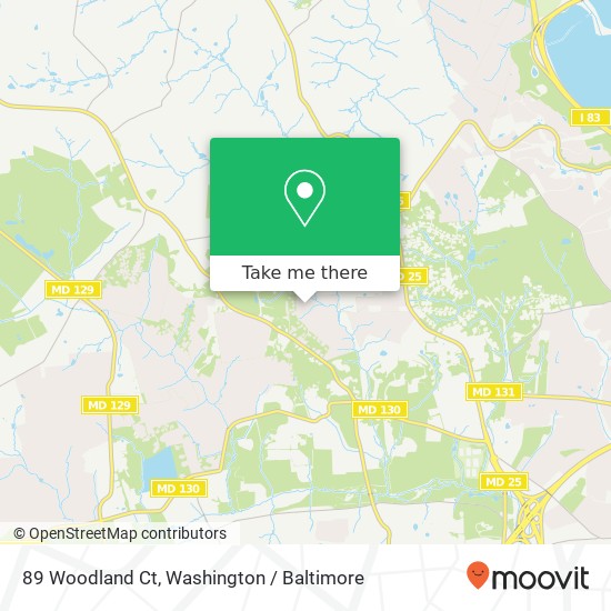 89 Woodland Ct, Lutherville Timonium, MD 21093 map