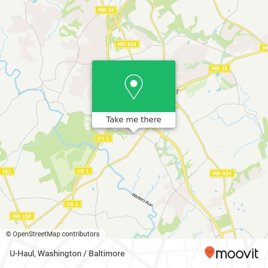 U-Haul, 122 N Tollgate Rd map