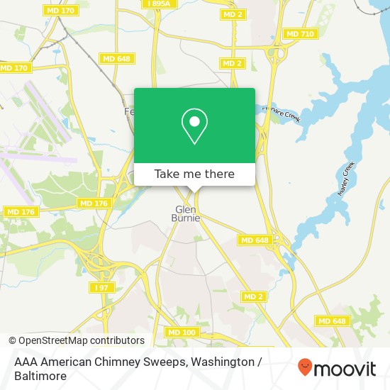 Mapa de AAA American Chimney Sweeps, 215 Ritchie Ln