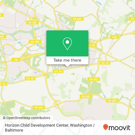Mapa de Horizon Child Development Center, 11924 Lee Hwy