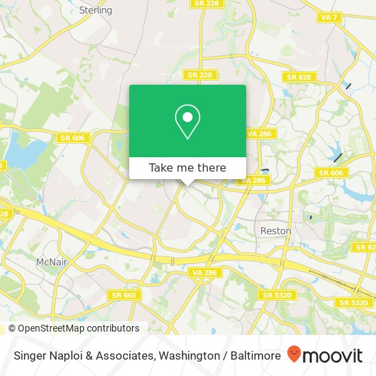Mapa de Singer Naploi & Associates, 555 Grove St