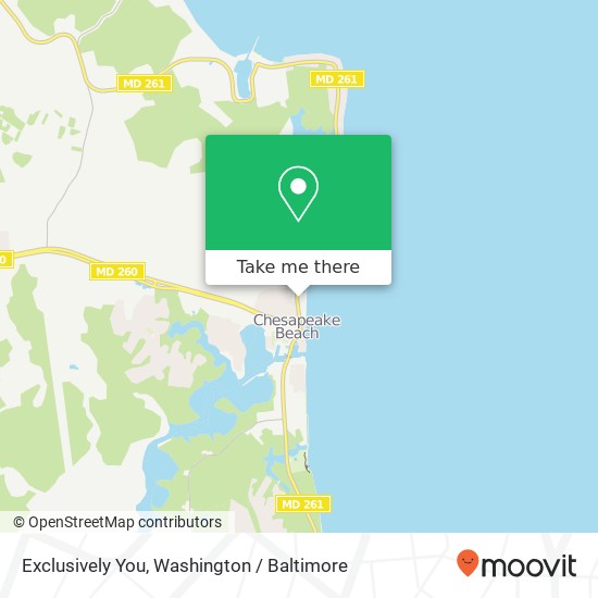 Mapa de Exclusively You, 8501 Bayside Rd