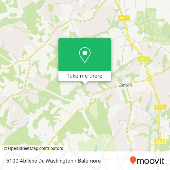 5100 Abilene Dr, Clinton, MD 20735 map