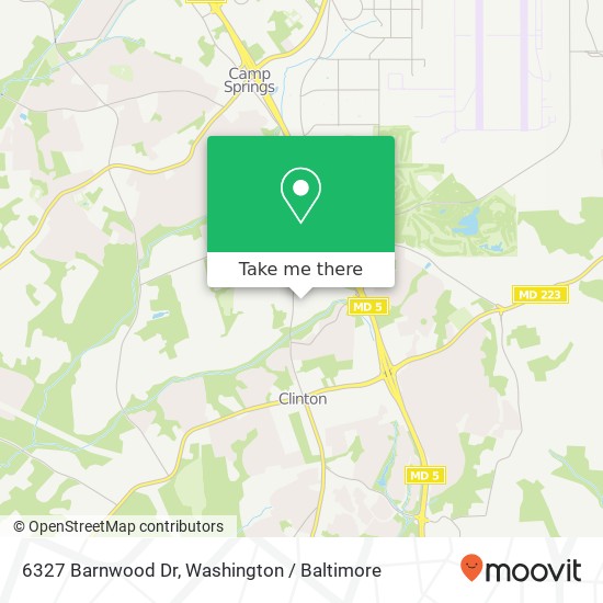 6327 Barnwood Dr, Clinton, MD 20735 map