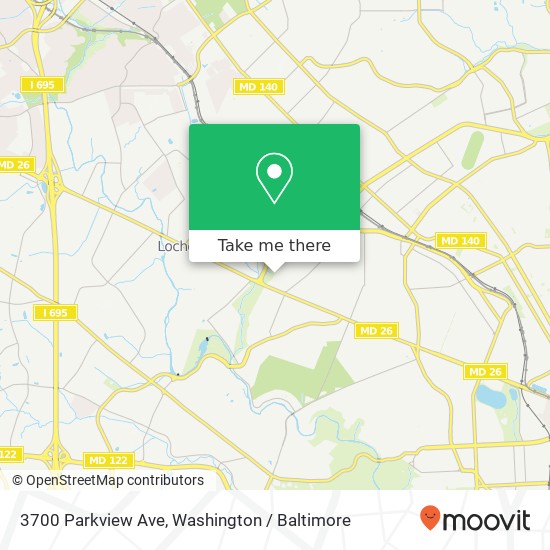 3700 Parkview Ave, Gwynn Oak, MD 21207 map