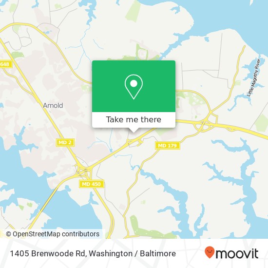 1405 Brenwoode Rd, Annapolis, MD 21409 map