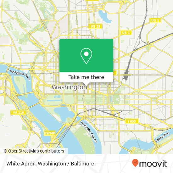 White Apron, 445 11th St NW map