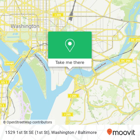 1529 1st St SE (1st St), Washington, DC 20003 map