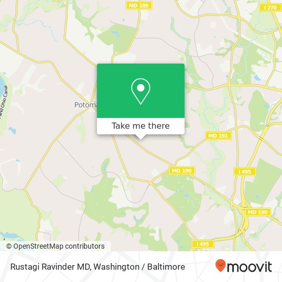 Mapa de Rustagi Ravinder MD, 9333 Belle Terre Way