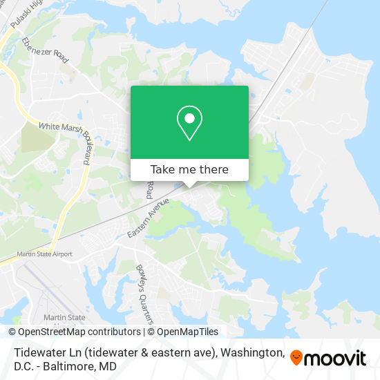 Tidewater Ln (tidewater & eastern ave) map