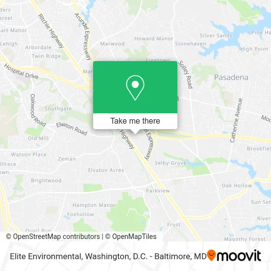 Elite Environmental map