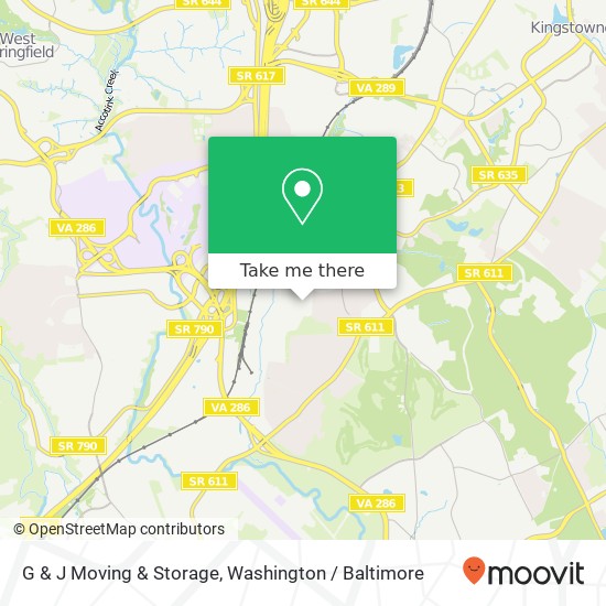 G & J Moving & Storage, 7908 Kincannon Pl map