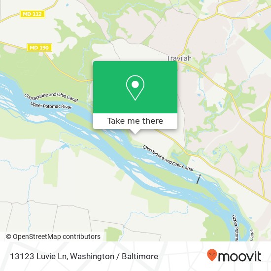 13123 Luvie Ln, Potomac, MD 20854 map