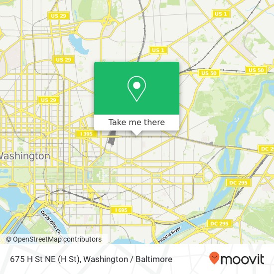 675 H St NE (H St), Washington, DC 20002 map