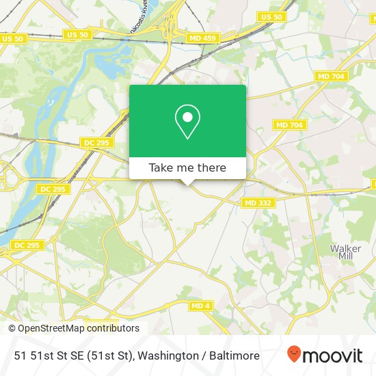 51 51st St SE (51st St), Washington, DC 20019 map