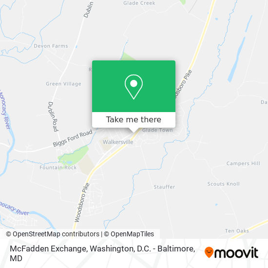 McFadden Exchange map