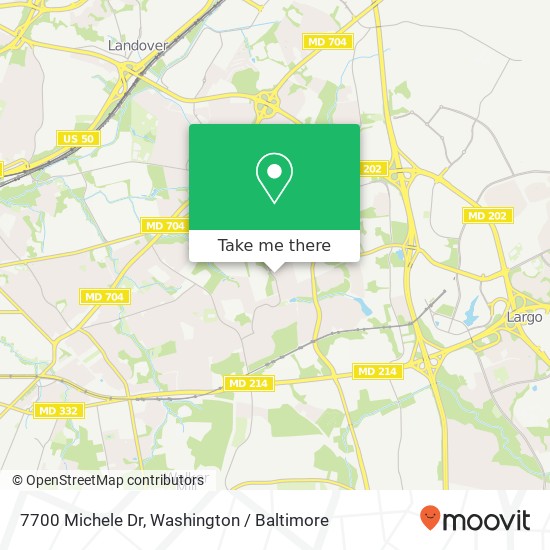 7700 Michele Dr, Hyattsville, MD 20785 map