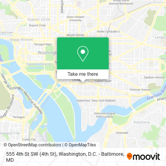 Mapa de 555 4th St SW