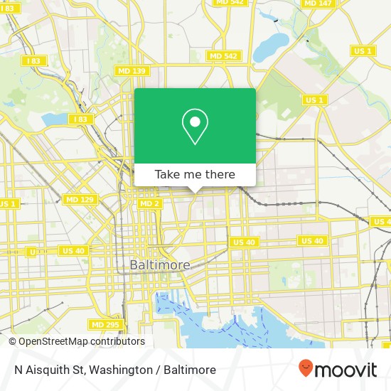 N Aisquith St, Baltimore, MD 21202 map