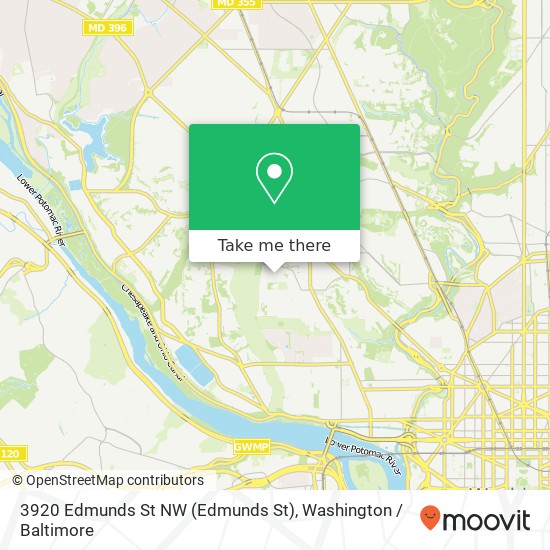 3920 Edmunds St NW (Edmunds St), Washington, DC 20007 map