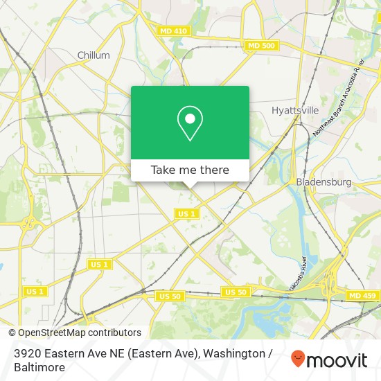 3920 Eastern Ave NE (Eastern Ave), Washington, DC 20018 map