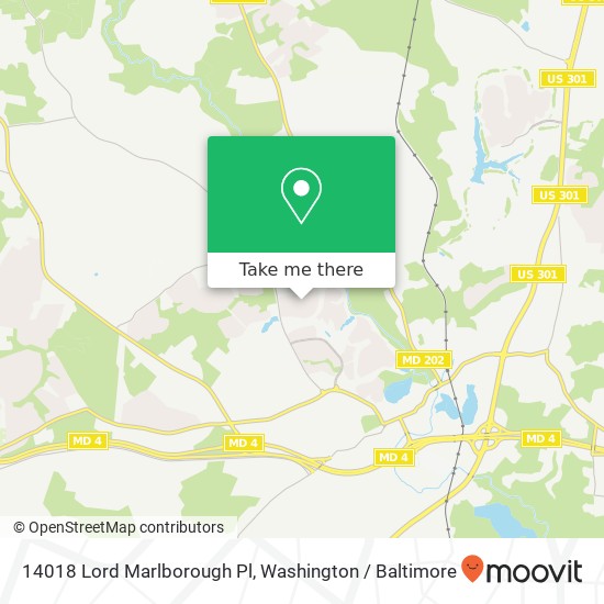 14018 Lord Marlborough Pl, Upper Marlboro (UPPER MARLBORO), MD 20772 map