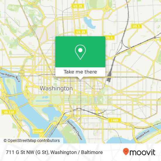 711 G St NW (G St), Washington, DC 20001 map